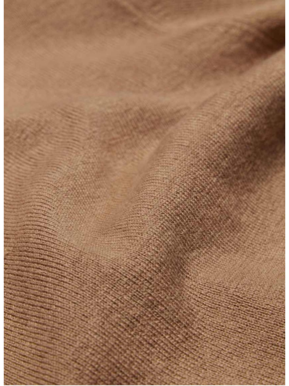 Aritzia Wilfred Rebecca Turtleneck Sweater Camel Tan Merino Wool Cropped Size S - Picture 5 of 14